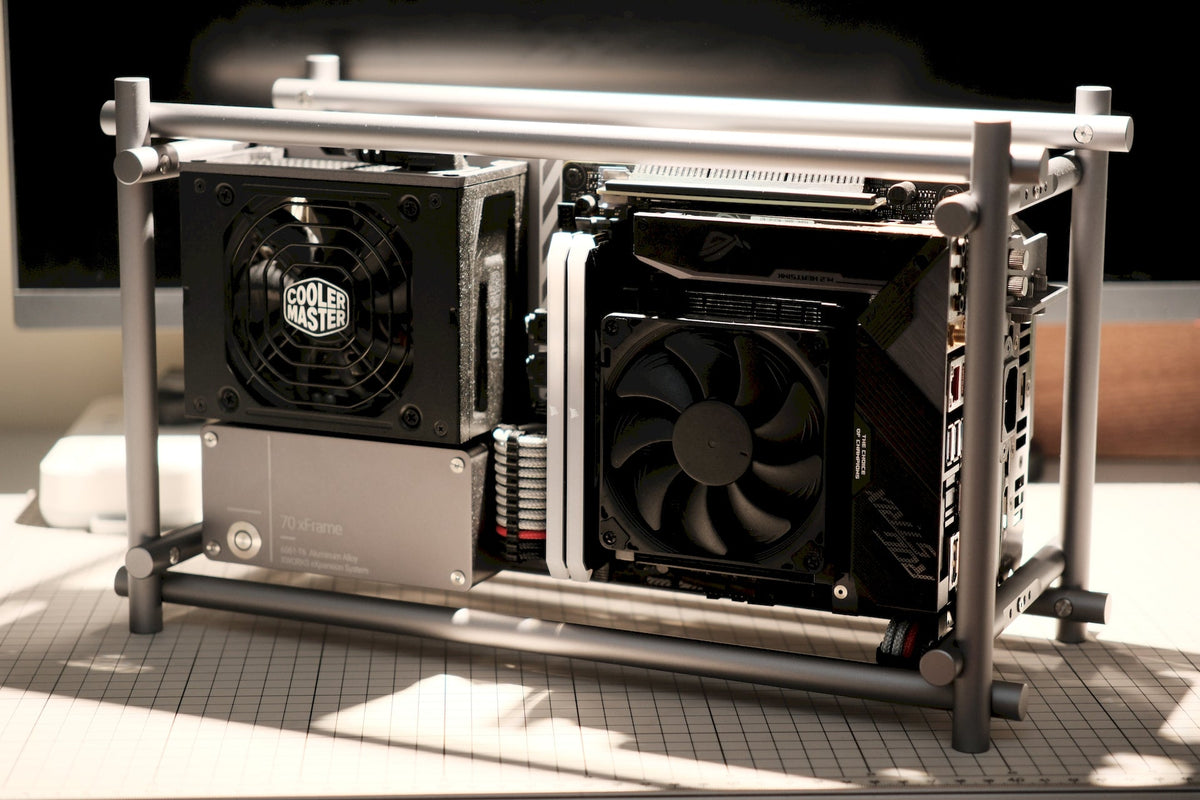 Computer Case X Frame XWORKS 70 xFrame Small Form Factor Open Air A4 Case